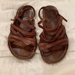 Italian leather sandals